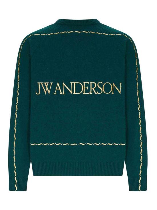 26FW JW앤더슨 스웨터 KW1584YN0471555 GREEN
