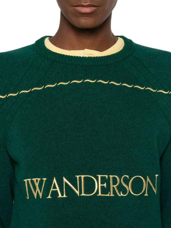 26FW JW앤더슨 스웨터 KW1584YN0471555 GREEN - JW ANDERSON