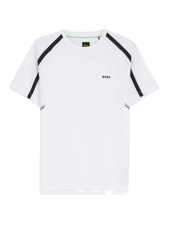 26FW 휴고보스 반팔 티셔츠 50564786100 WHITE