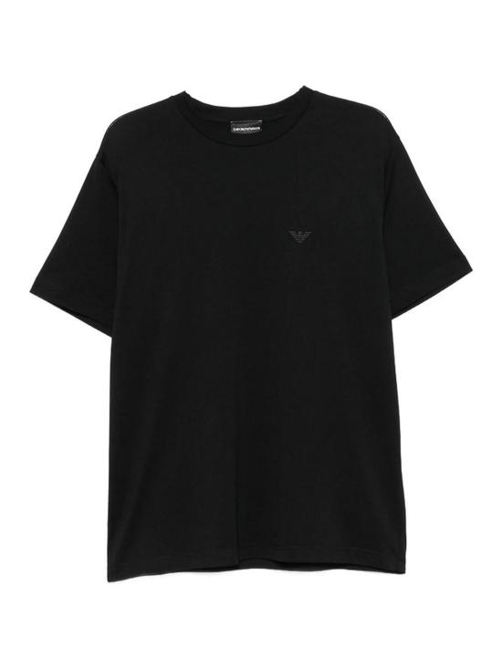 26FW 엠포리오 아르마니 반팔 티셔츠 AF14795EM007287UC001 BLACK