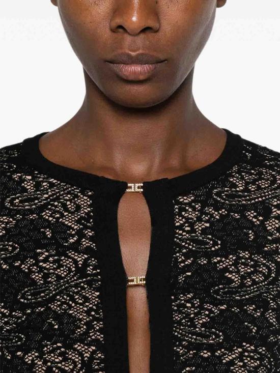 26FW 엘리자베타프랜치 탑 MK29Q66E2FR9 BLACK - ELISABETTA FRANCHI