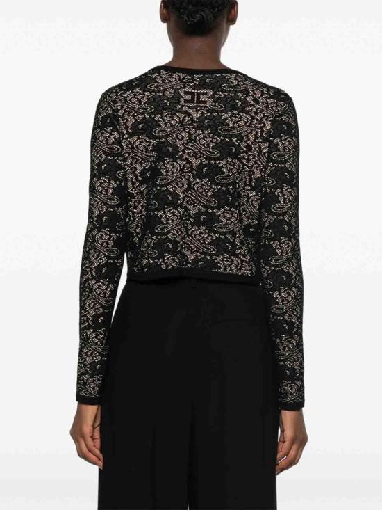 26FW 엘리자베타프랜치 탑 MK29Q66E2FR9 BLACK - ELISABETTA FRANCHI