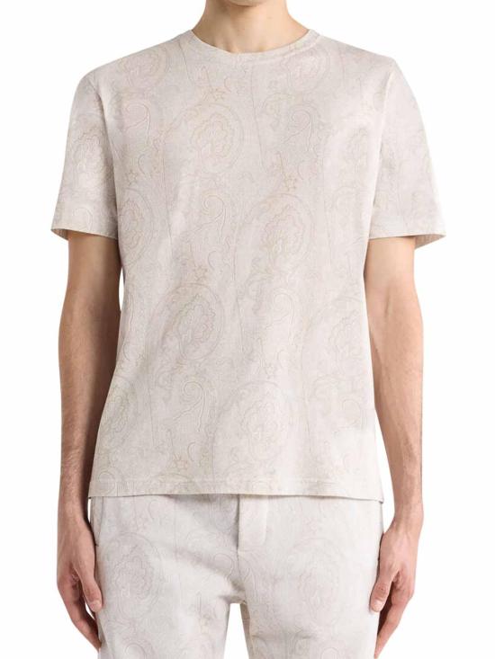 26FW 에트로 반팔 티셔츠 MRMA0002AK17DM0096 NUDE NEUTRALS - ETRO