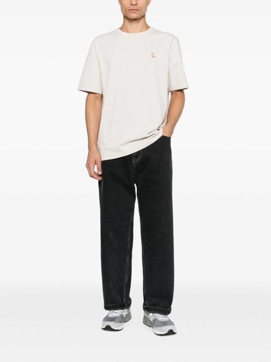 26FW 메종키츠네 반팔 티셔츠 MRMJT37KJ7025MOBEI BEIGE - MAISON KITSUNE