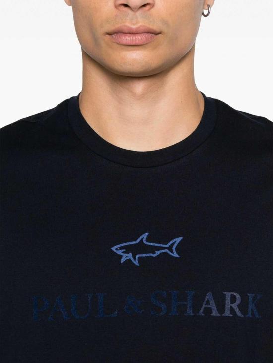 26FW 폴앤샤크 반팔 티셔츠 15311629050 BLUE - PAUL & SHARK