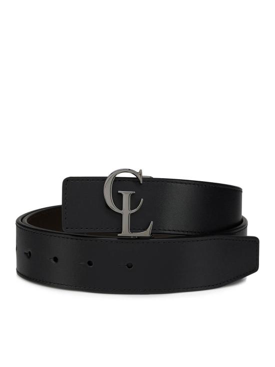 26FW 크리스챤 루부탱 벨트 3265085X249 BLACK - CHRISTIAN LOUBOUTIN