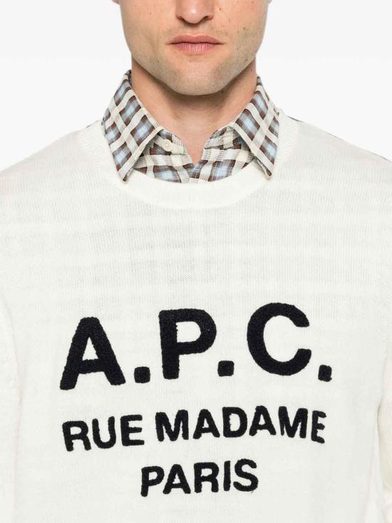 26FW 아페쎄 스웨터 WVAXUH23493AAD BEIGE - A.P.C.