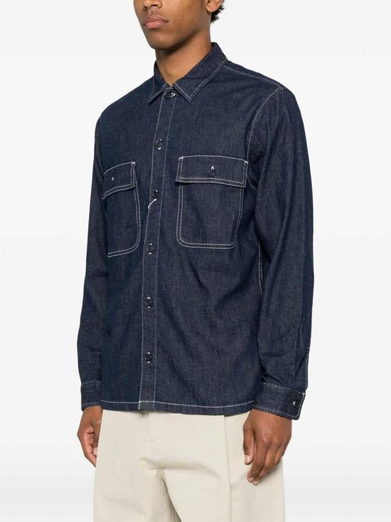 26SS 삼소앤삼소 셔츠 15962SADAMONDKIND BLUE - SAMSOE SAMSOE