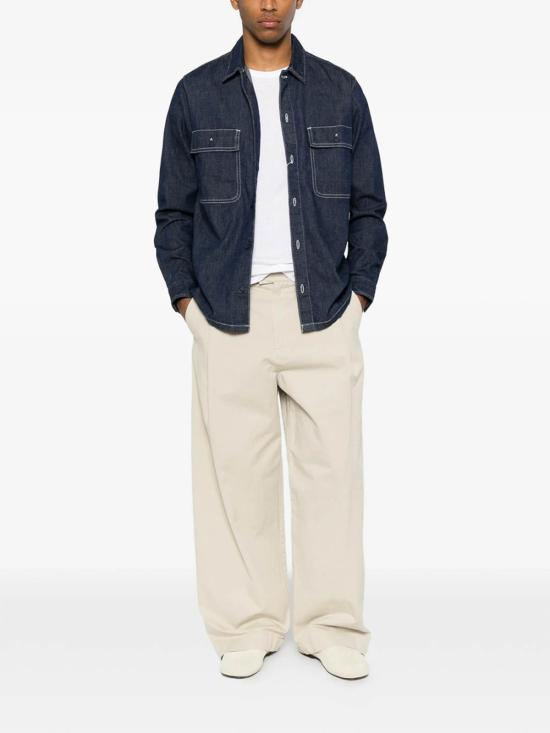 26SS 삼소앤삼소 셔츠 15962SADAMONDKIND BLUE - SAMSOE SAMSOE