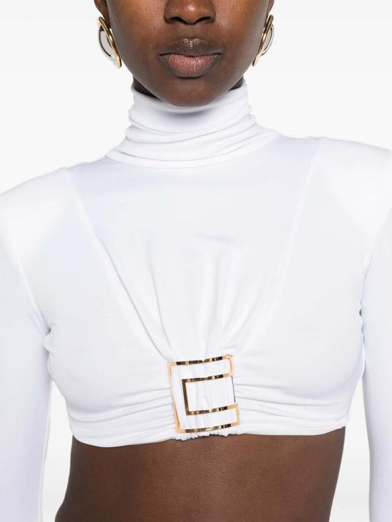 26FW 엘리자베타프랜치 민소매 티셔츠 BO05567E2360 WHITE - ELISABETTA FRANCHI
