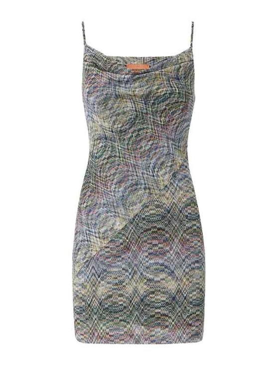 26FW 미소니 숏 원피스 DS26WG22BR015SSMSON MULTICOLOUR
