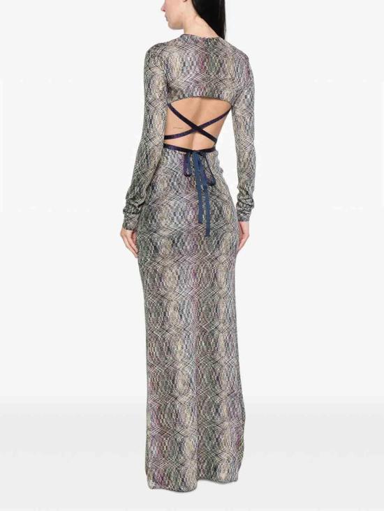 26FW 미소니 원피스 DS26WG21BR015SSMSON GREY - MISSONI