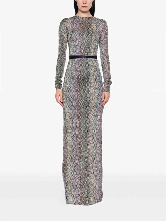 26FW 미소니 원피스 DS26WG21BR015SSMSON GREY - MISSONI