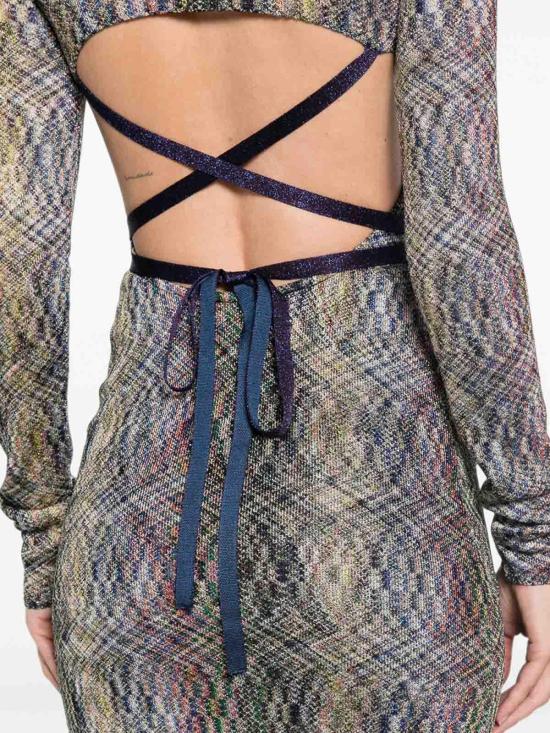 26FW 미소니 원피스 DS26WG21BR015SSMSON GREY - MISSONI
