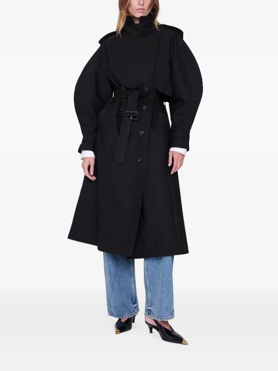 26FW 애니빙 트렌치 코트 A0112442BLK26 BLACK - ANINE BING