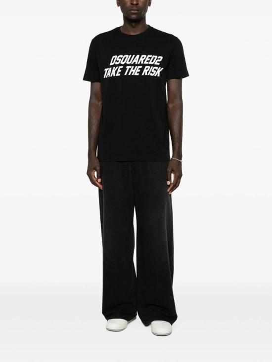 26FW 디스퀘어드2 반팔 티셔츠 D20106S71GD1697900 BLACK - DSQUARED2