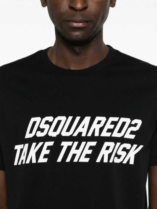 26FW 디스퀘어드2 반팔 티셔츠 D20106S71GD1697900 BLACK - DSQUARED2