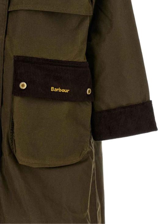 26FW 바버 롱 스커트 LWX1570SN91 GREEN - BARBOUR