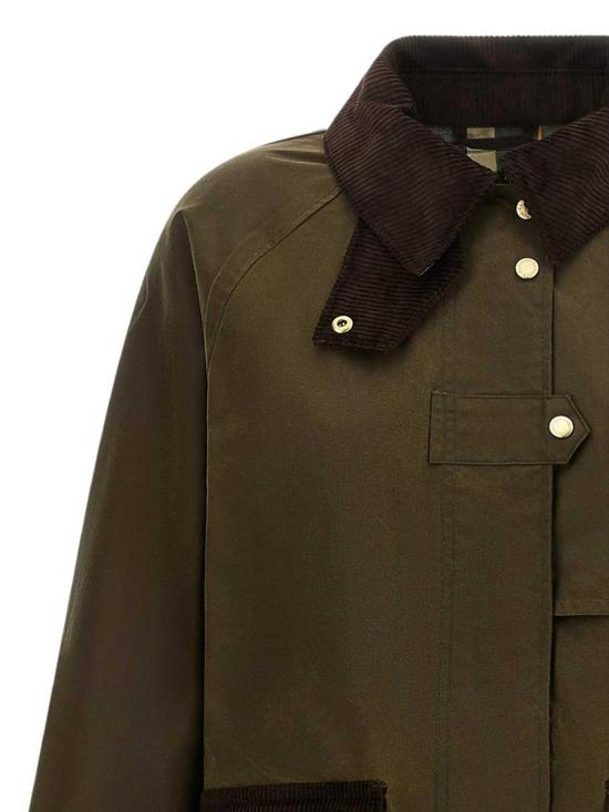 26FW 바버 롱 스커트 LWX1570SN91 GREEN - BARBOUR