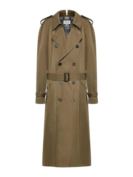 26FW 마르지엘라 트렌치 코트 S51AH0209M35241727 GREEN