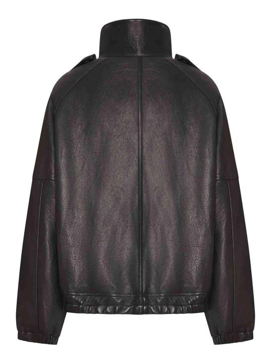 26FW 생로랑 가죽 자켓 858507YCNF21000 BLACK - SAINT LAURENT