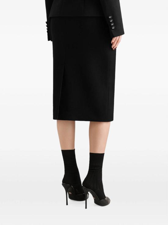 26FW 돌체앤가바나 미디 스커트 F4C4STFU2L8N0000 BLACK - DOLCE & GABBANA