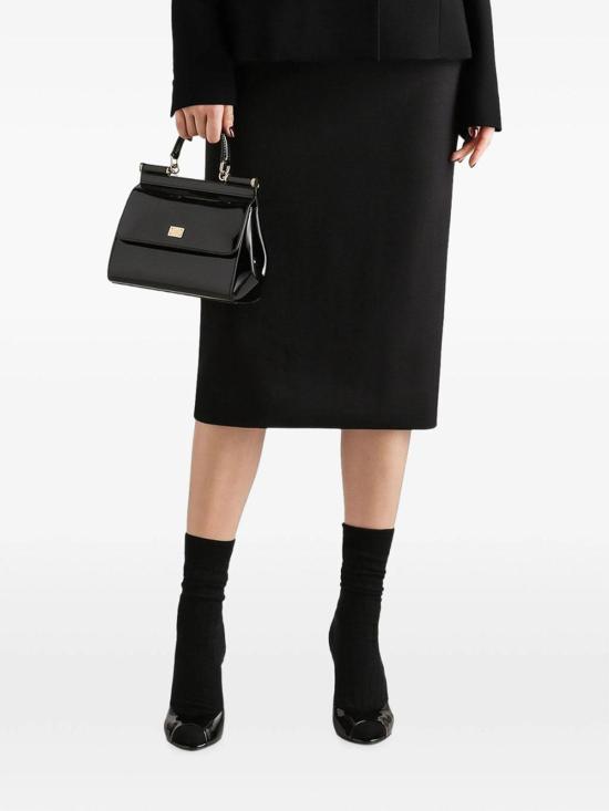 26FW 돌체앤가바나 미디 스커트 F4C4STFU2L8N0000 BLACK - DOLCE & GABBANA
