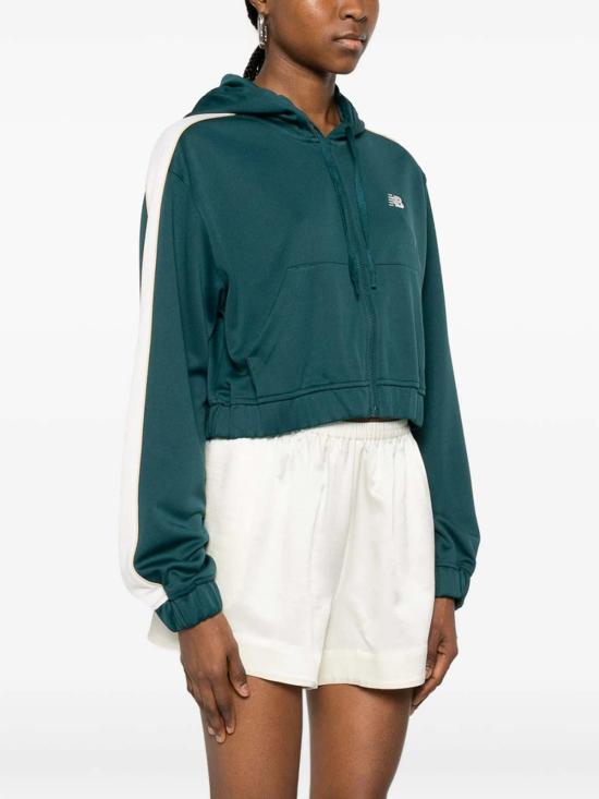 26SS 뉴발란스 후드 티셔츠 WJ61B759AAV GREEN - NEW BALANCE