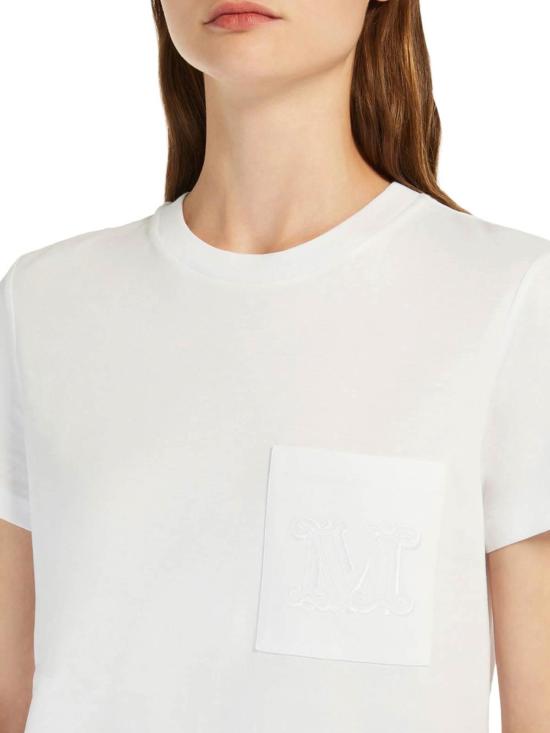 26FW 막스마라 반팔 티셔츠 26219460516E15 WHITE - MAX MARA