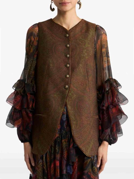 26FW 에트로 베스트 99TJB1BWRDA0014S9890 BROWN - ETRO