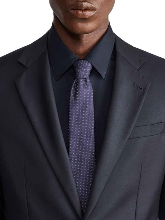 26FW 조르지오 아르마니 넥타이 GM000802TE22441FB065 BLUE - GIORGIO ARMANI