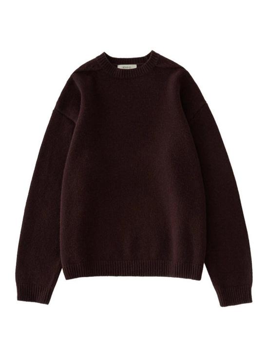 26FW 스튜디오 니콜슨 스웨터 SNM377HEMYLGRAPE BROWN