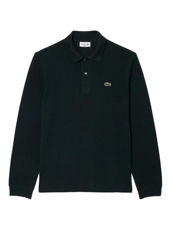 26FW 라코스테 클래식 롱슬리브 폴로 셔츠 L1312GJPDARKVARECH GREEN