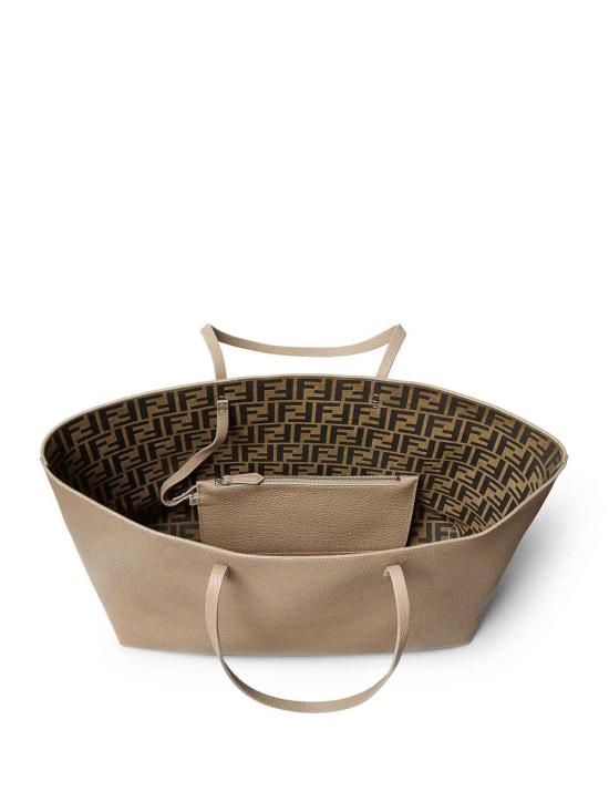26FW 펜디 미디엄 롤 토트백 8BH444B1E7F1XR8 NUDE NEUTRALS - FENDI