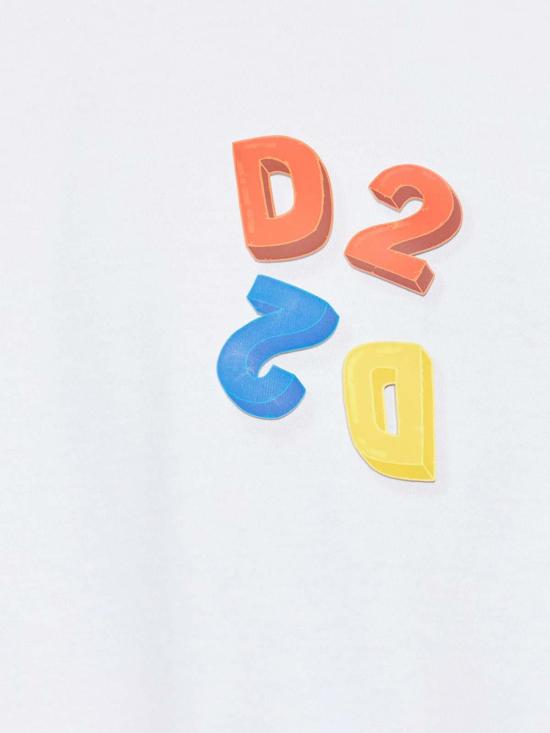 26FW 디스퀘어드2 반팔 티셔츠 D20033S74GD1584100 WHITE - DSQUARED2