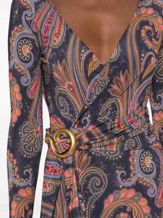 26FW 에트로 미디 스커트 99IAD1JWRHA0641X0885 BLUE - ETRO