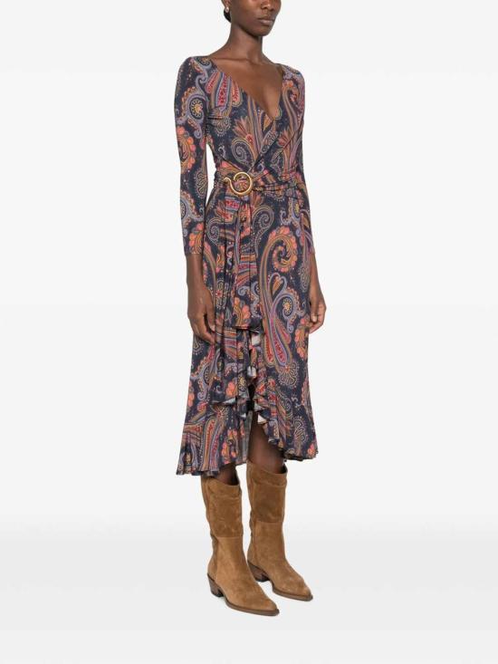 26FW 에트로 미디 스커트 99IAD1JWRHA0641X0885 BLUE - ETRO