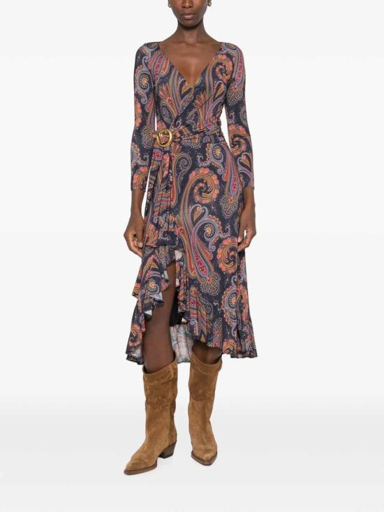 26FW 에트로 미디 스커트 99IAD1JWRHA0641X0885 BLUE - ETRO