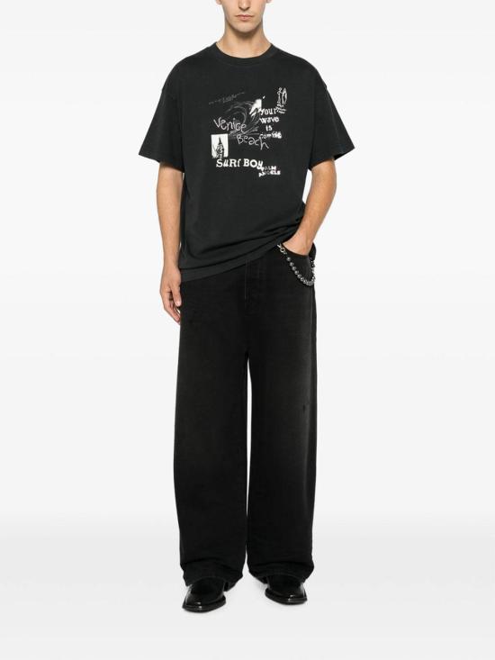 26FW 팜앤젤스 반팔 티셔츠 PAMAA001JR0071110 BLACK - PALM ANGELS