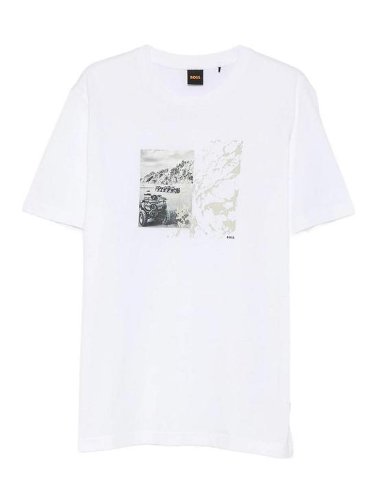 26FW 휴고보스 반팔 티셔츠 50566627101 WHITE