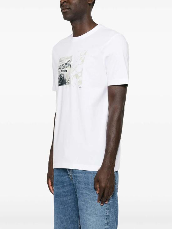 26FW 휴고보스 반팔 티셔츠 50566627101 WHITE - HUGO BOSS