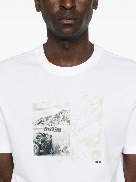 26FW 휴고보스 반팔 티셔츠 50566627101 WHITE - HUGO BOSS