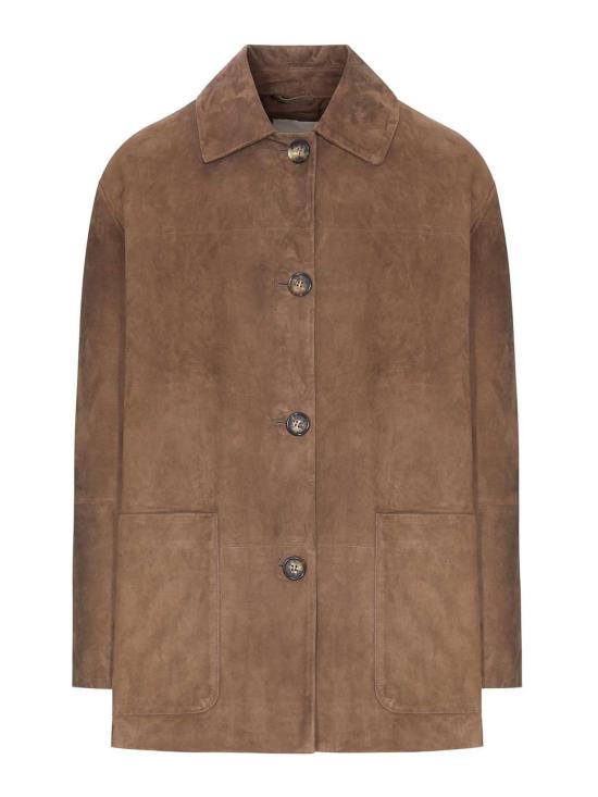 26FW 에스막스마라 가죽 자켓 26294460316E15 SILVER