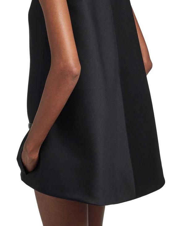 26FW 발렌시아가 A-라인 울 드레스 A009P3TUT221000 BLACK - BALENCIAGA