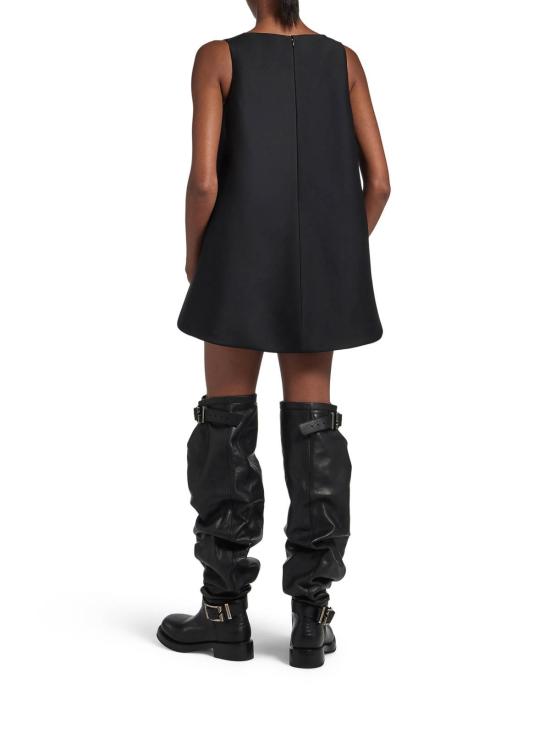 26FW 발렌시아가 A-라인 울 드레스 A009P3TUT221000 BLACK - BALENCIAGA