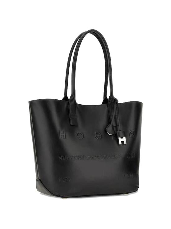 26FW 호간 토트백 KBW01TA3300TZPB999 BLACK - HOGAN