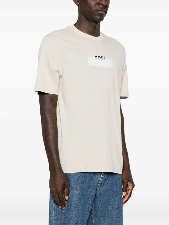 26FW 휴고보스 반팔 티셔츠 50566606271 BEIGE - HUGO BOSS