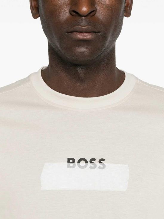 26FW 휴고보스 반팔 티셔츠 50566606271 BEIGE - HUGO BOSS