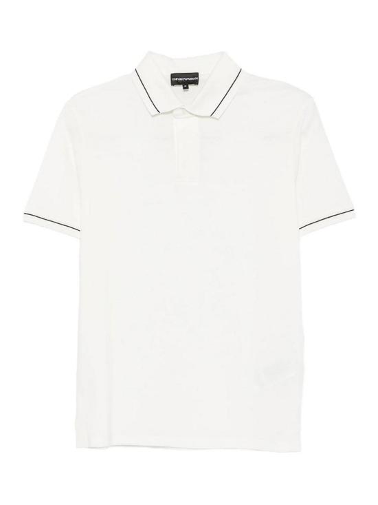 26FW 엠포리오 아르마니 폴로 티셔츠 AF12955EM006625U0003 WHITE
