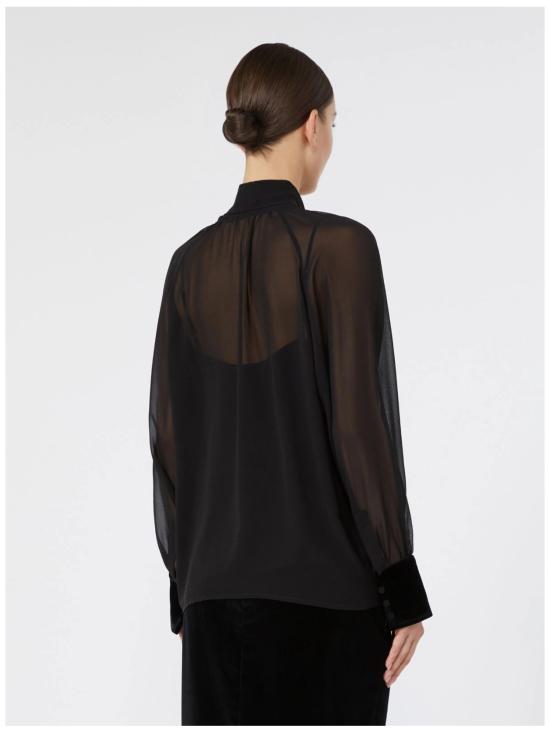 26FW 막스마라 스튜디오 블라우스 2626266014600 001 NERO - MAX MARA STUDIO